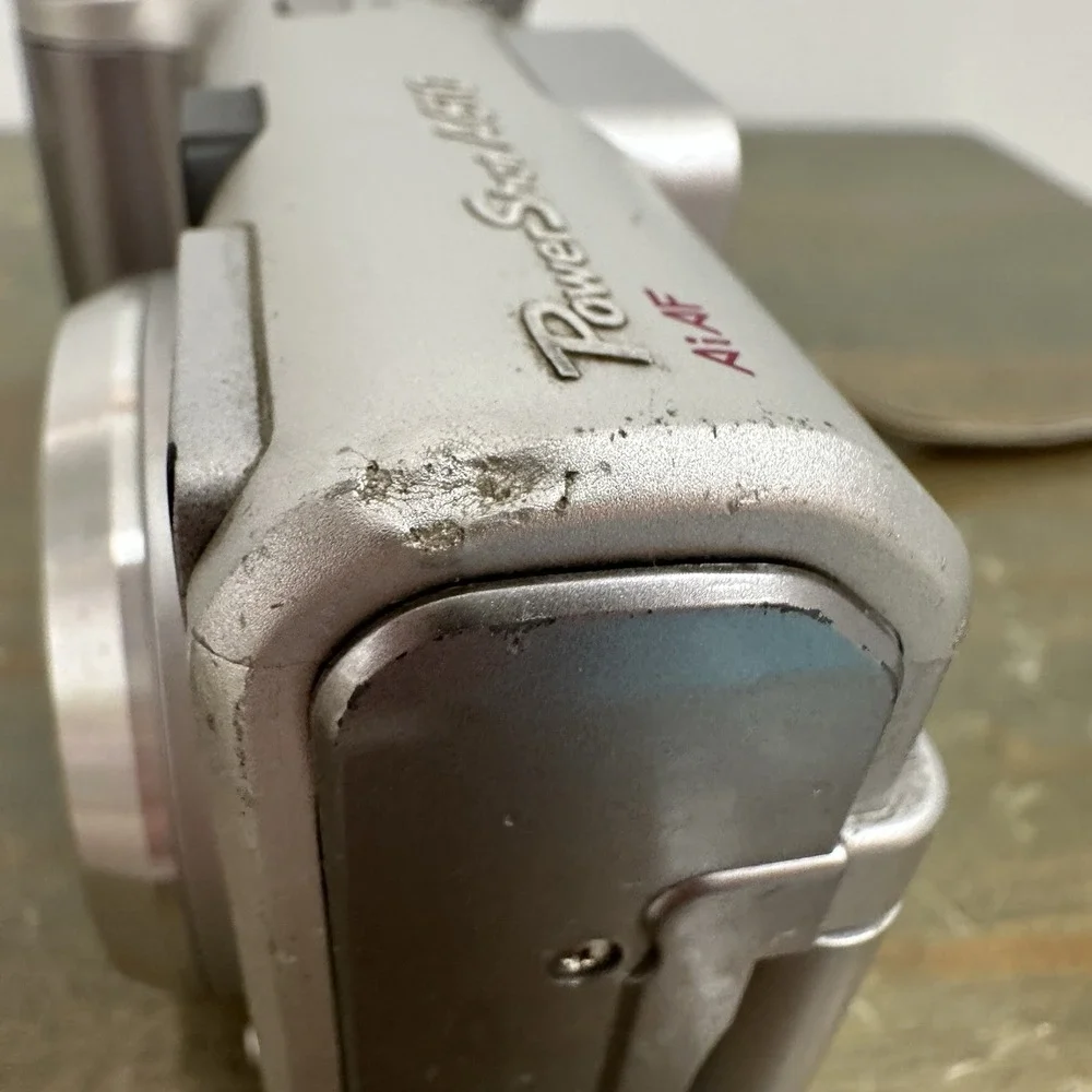 Canon PowerShot A610 Digital Camera Flip Screen 5.0MP Silver - Tested & Working!